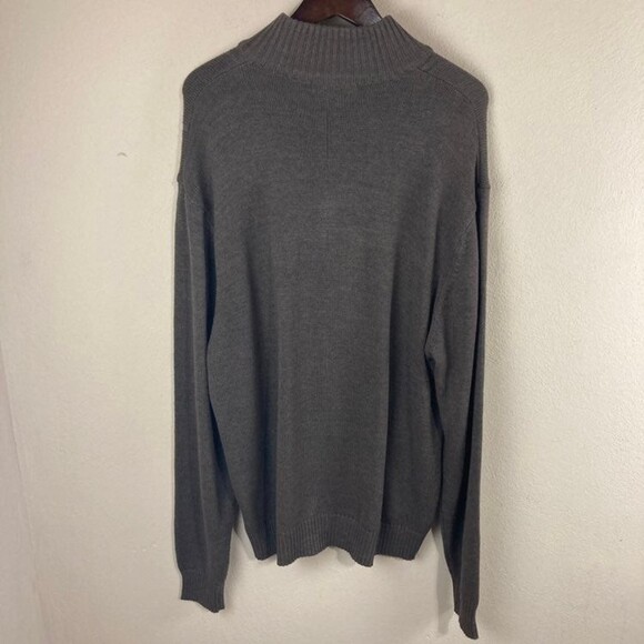 PGA Tour [Quarter Zip] Men's-Size XXL Brown Long Sleeve Sweater - Picture 5 of 8